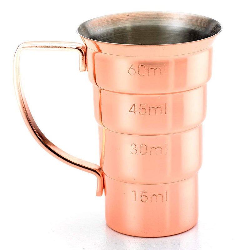 Barfly M37108CP Drink Jigger, 2 oz, Copper w/Handle - Image 4